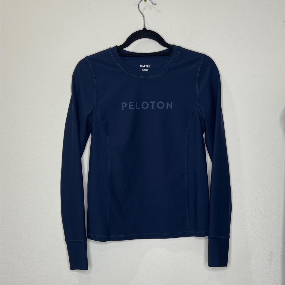Peloton Women's Dark Blue Long Sleeve Tee